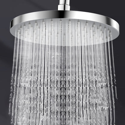 Skorter | Metal Shower Combo Contemporary Fixed Shower Head with Round and Rectangular Shape