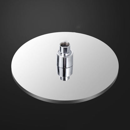 Skorter | Metal Shower Combo Contemporary Fixed Shower Head with Round and Rectangular Shape