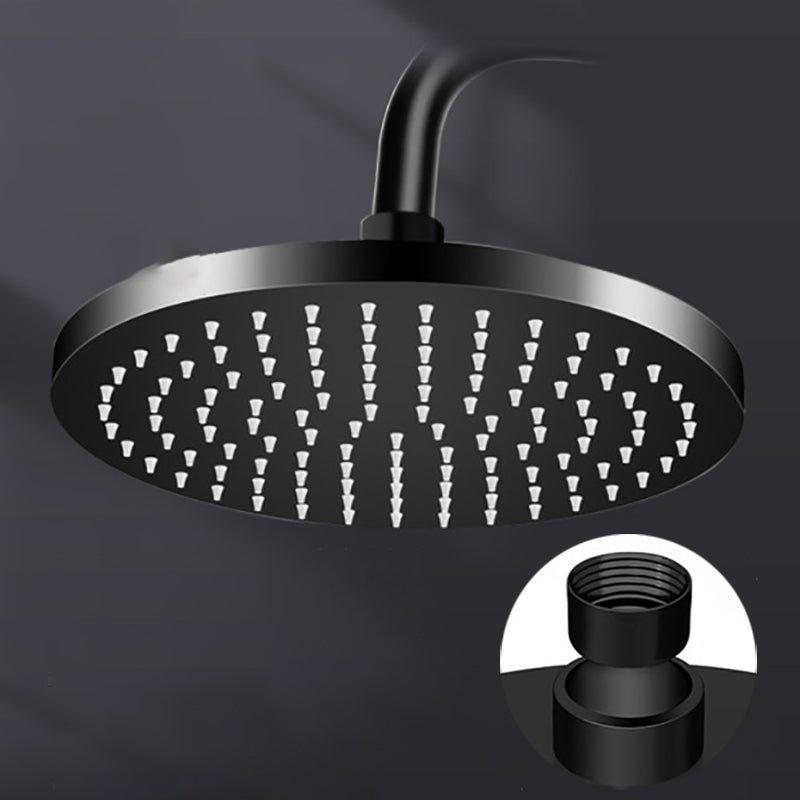 Skorter | Metal Shower Combo Contemporary Fixed Shower Head with Round and Rectangular Shape