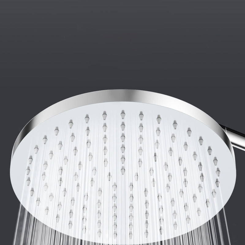 Skorter | Metal Shower Combo Contemporary Fixed Shower Head with Round and Rectangular Shape