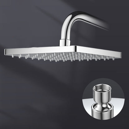 Skorter | Metal Shower Combo Contemporary Fixed Shower Head with Round and Rectangular Shape