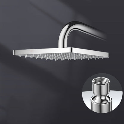 Skorter | Metal Shower Combo Contemporary Fixed Shower Head with Round and Rectangular Shape