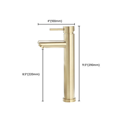 Skorter | Deck Mounted Roman Tub Faucet Low Arc Tub Faucet Set in Gold
