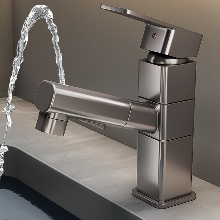 Skorter | Contemporary bathroom sink faucet single-handle swivel spout sink faucet