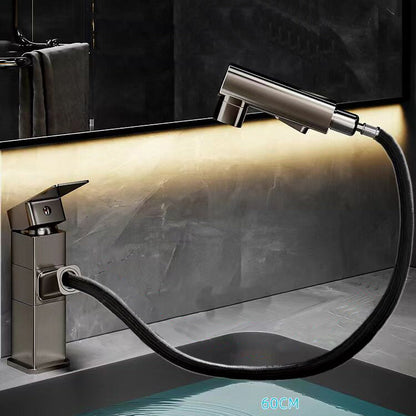 Skorter | Contemporary bathroom sink faucet single-handle swivel spout sink faucet