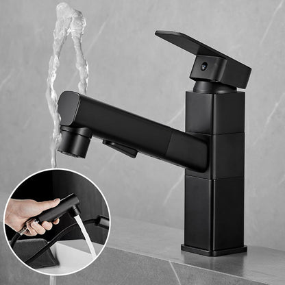 Skorter | Contemporary bathroom sink faucet single-handle swivel spout sink faucet