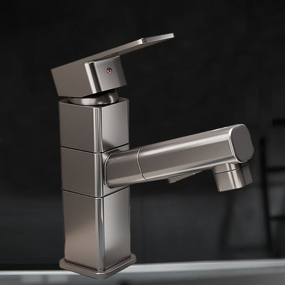 Skorter | Contemporary bathroom sink faucet single-handle swivel spout sink faucet