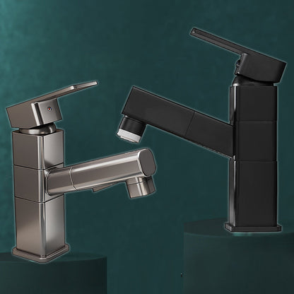 Skorter | Contemporary bathroom sink faucet single-handle swivel spout sink faucet