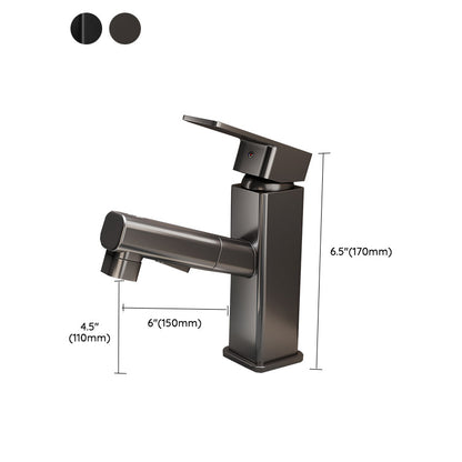 Skorter | Contemporary bathroom sink faucet single-handle swivel spout sink faucet