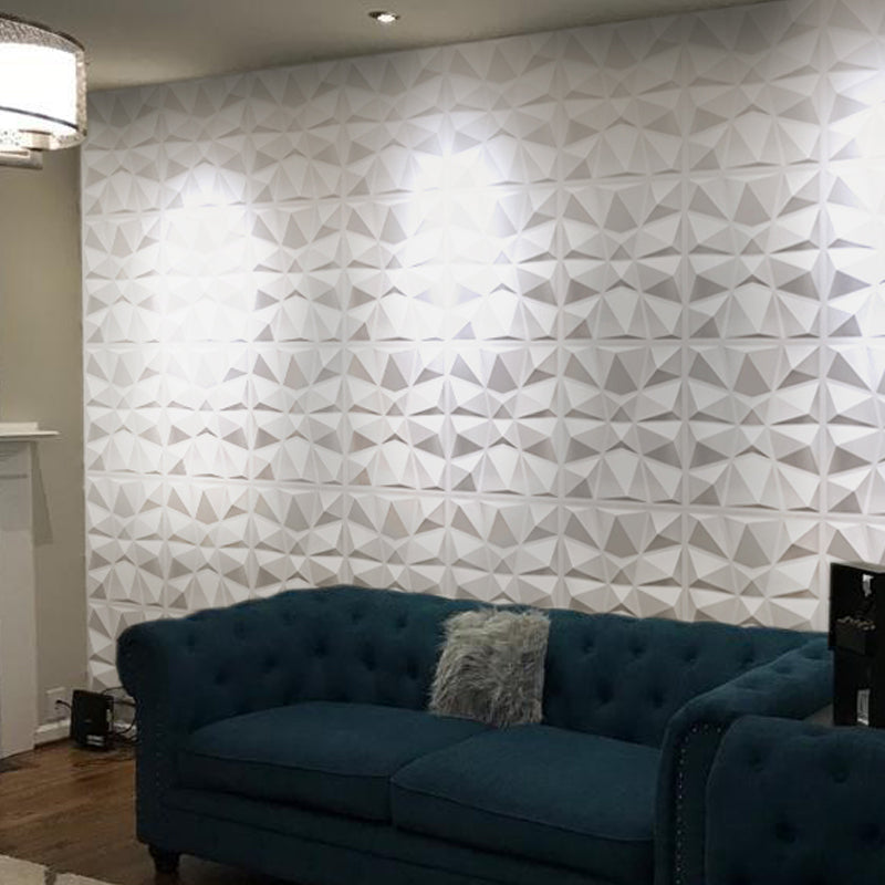 Skorter | Modern Zinc Back Wall Panel Smooth Upholstered Wall Ceiling in Black and White