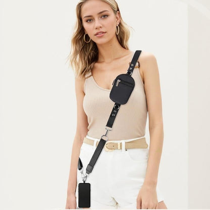 Skorter | Adjustable Phone Lanyard Crossbody Strap with Wallet