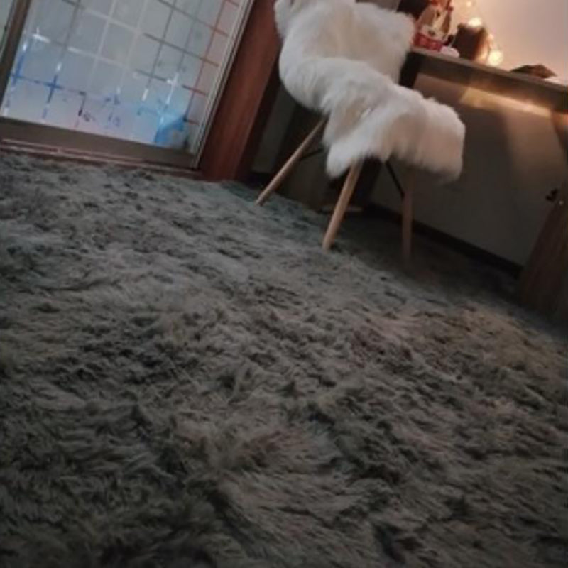 Skorter | Basic carpet tiles solid color long pile square bedroom carpet tiles