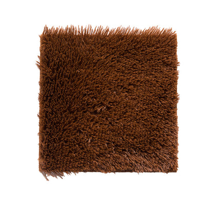 Skorter | Basic carpet tiles solid color long pile square bedroom carpet tiles