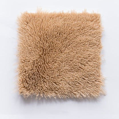 Skorter | Basic carpet tiles solid color long pile square bedroom carpet tiles