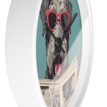 Skorter | Reading Newspaper Wall clock