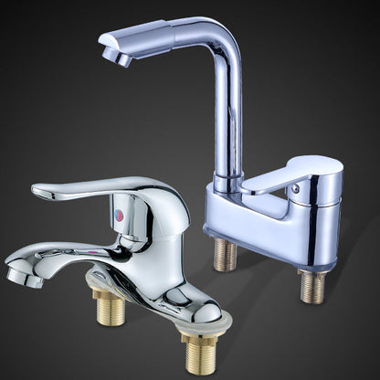 Skorter | Deck Mounted Center Freestanding Bathtub Filler Single Handle Freestanding Faucet