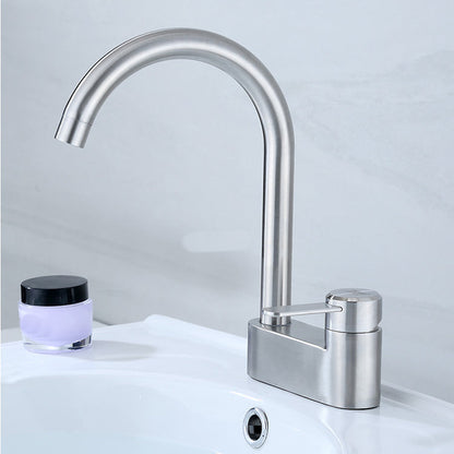Skorter | Deck Mounted Center Freestanding Bathtub Filler Single Handle Freestanding Faucet