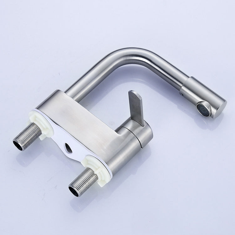 Skorter | Deck Mounted Center Freestanding Bathtub Filler Single Handle Freestanding Faucet