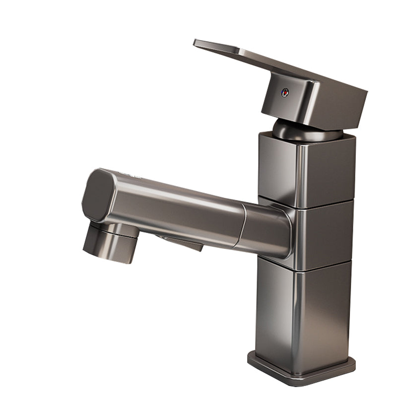 Skorter | Bathroom vessels faucet swivel spout single-handle faucet with pull-out spray head