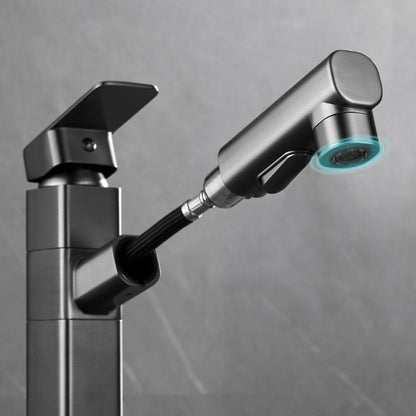 Skorter | Bathroom vessels faucet swivel spout single-handle faucet with pull-out spray head