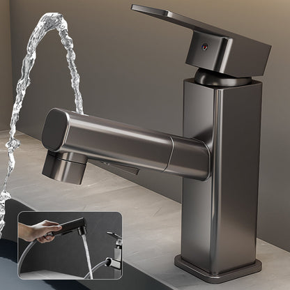 Skorter | Bathroom vessels faucet swivel spout single-handle faucet with pull-out spray head