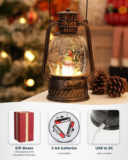 Skorter | Autumn Gloss Decorative Lamp with Pumpkins – Warm LED Light and 6-Hour Timer