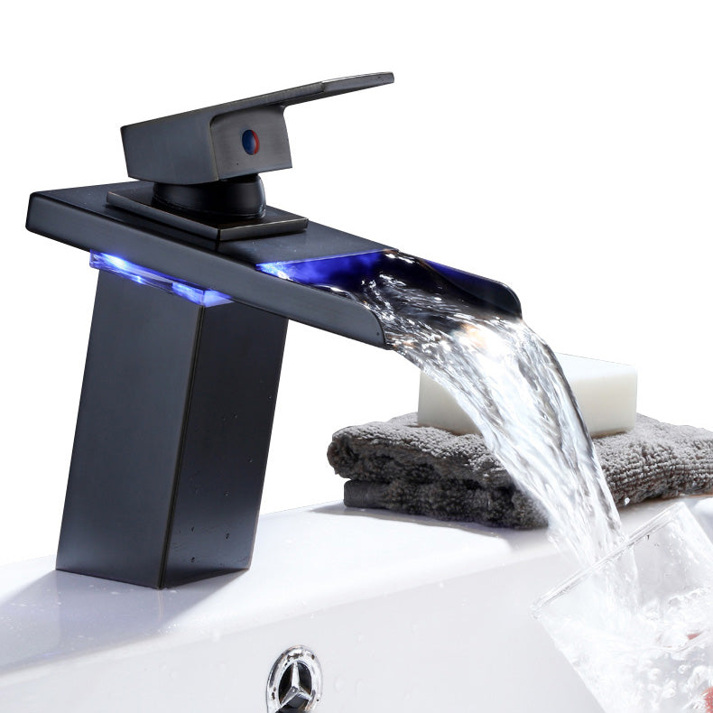 Skorter | Basin faucet lever handle waterfall outlet bathroom fixture