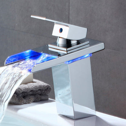 Skorter | Basin faucet lever handle waterfall outlet bathroom fixture