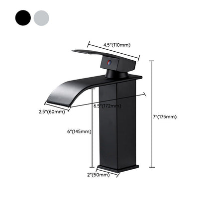 Skorter | Basin faucet lever handle waterfall outlet bathroom fixture