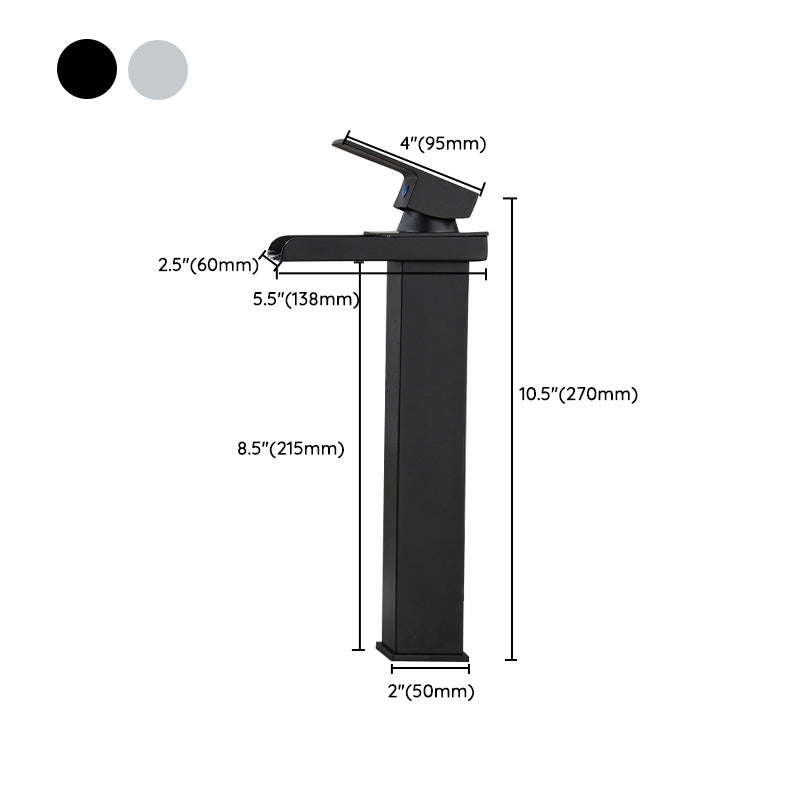 Skorter | Basin faucet lever handle waterfall outlet bathroom fixture