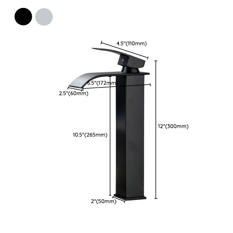 Skorter | Basin faucet lever handle waterfall outlet bathroom fixture