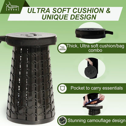 Skorter | Collapsible Stool with Cushion – SitMax