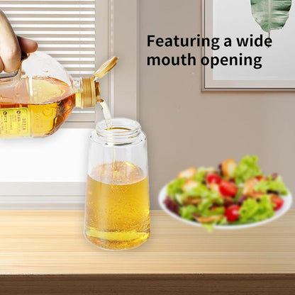 Skorter | 2-in-1 Oil Dispenser Bottle | Oil Sprayer and Dispenser | Healthy Cooking