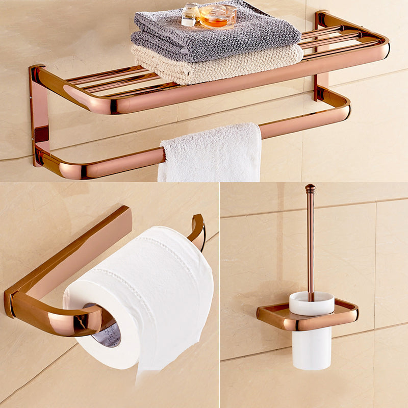 Skorter | 6-piece Bathroom Accessory Set Vintage Brass Bath Hardware Set