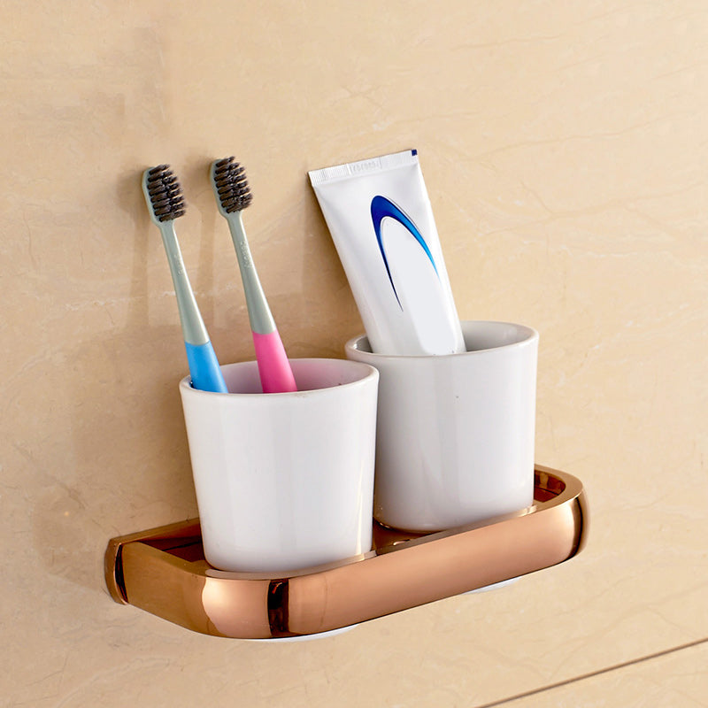 Skorter | 6-piece Bathroom Accessory Set Vintage Brass Bath Hardware Set