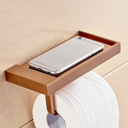 Skorter | 6-piece Bathroom Accessory Set Vintage Brass Bath Hardware Set