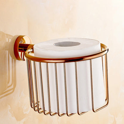 Skorter | 6-piece Bathroom Accessory Set Vintage Brass Bath Hardware Set