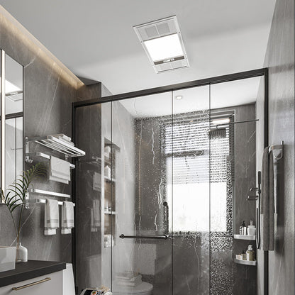 Skorter | 7-piece Bathroom Accessory Set Modern Aluminum Bathroom Set in Silver