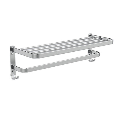 Skorter | 7-piece Bathroom Accessory Set Modern Aluminum Bathroom Set in Silver