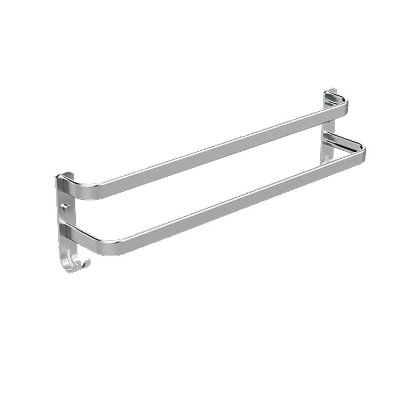 Skorter | 7-piece Bathroom Accessory Set Modern Aluminum Bathroom Set in Silver