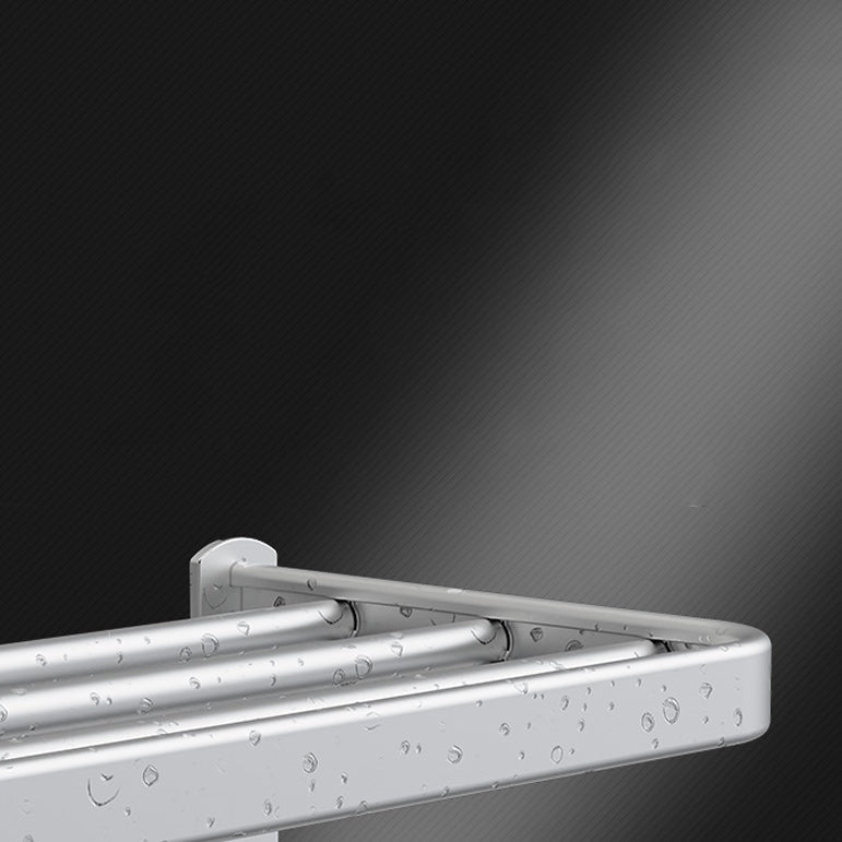 Skorter | 7-piece Bathroom Accessory Set Modern Aluminum Bathroom Set in Silver