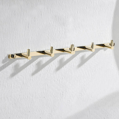 Skorter | 4 Pieces Traditional Bathroom Accessory Set Brass Bathroom Set in Matte Gold