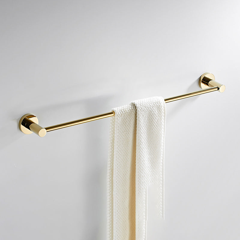 Skorter | 4 Pieces Traditional Bathroom Accessory Set Brass Bathroom Set in Matte Gold