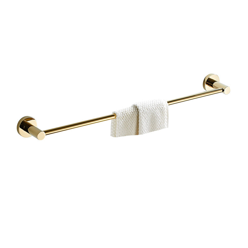 Skorter | 4 Pieces Traditional Bathroom Accessory Set Brass Bathroom Set in Matte Gold