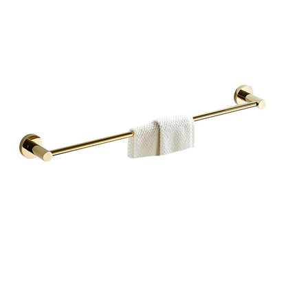 Skorter | 4 Pieces Traditional Bathroom Accessory Set Brass Bathroom Set in Matte Gold