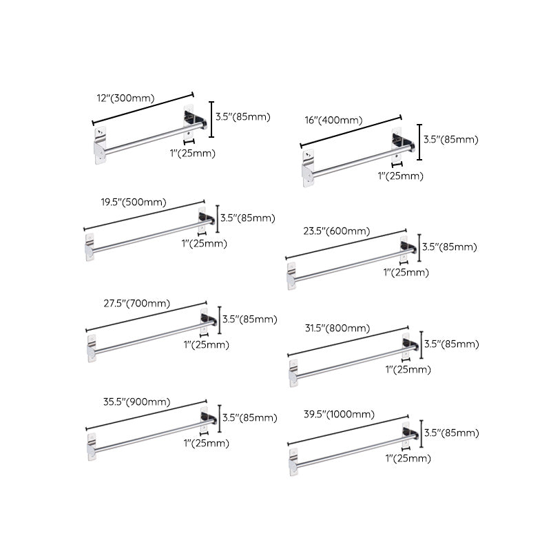 Skorter | 3-piece stainless steel bathroom accessory set Modern chrome object stand