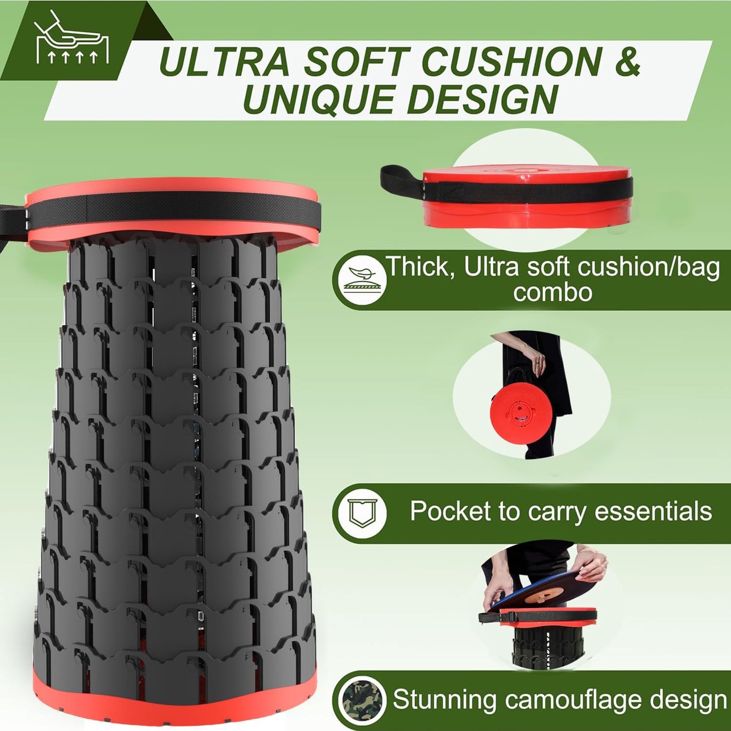 Skorter | Collapsible Stool with Cushion – SitMax