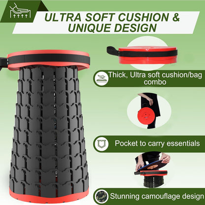 Skorter | Collapsible Stool with Cushion – SitMax