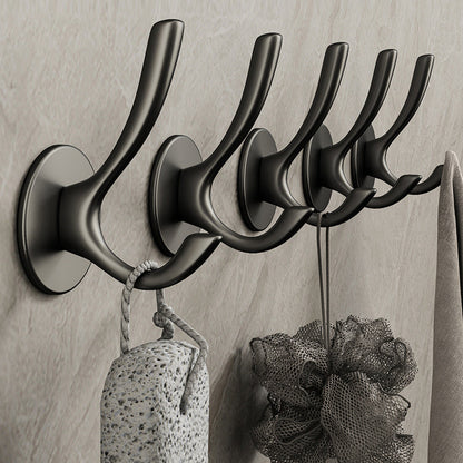 Skorter | 10-piece Bathroom Accessory Set Modern Matte Grey Bathrobe Hooks