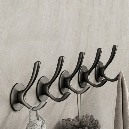 Skorter | 10-piece Bathroom Accessory Set Modern Matte Grey Bathrobe Hooks